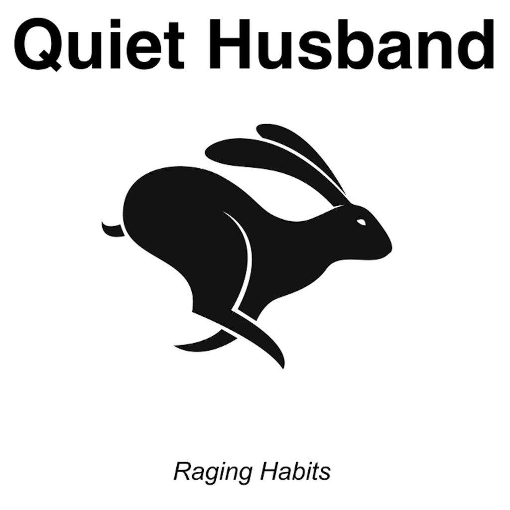 Vector of black rabbit is running on white background. Wild Animals. Black bunny. Easy editable layered vector illustration.